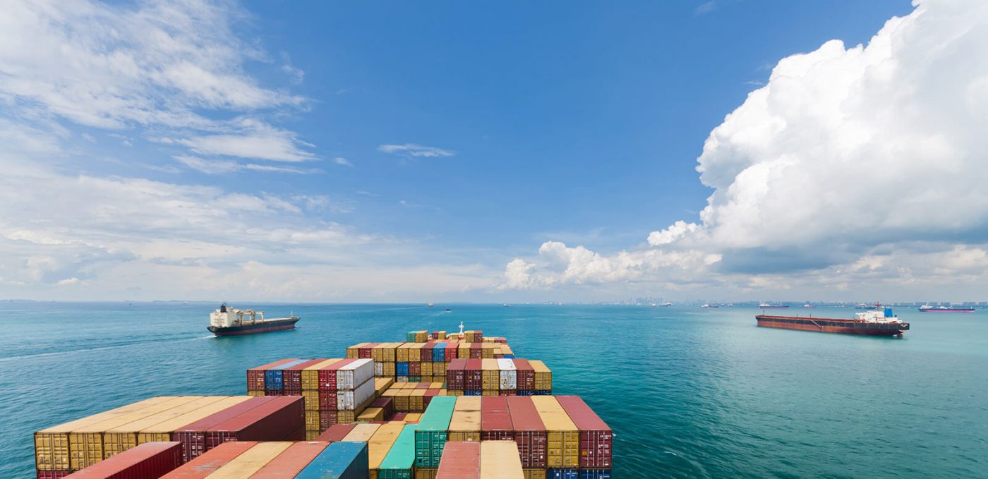 ocean freight in port